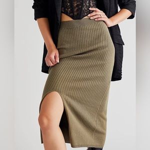 Freepeople skyline midi skirt-M-purple